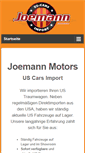 Mobile Screenshot of joemannmotors.eu